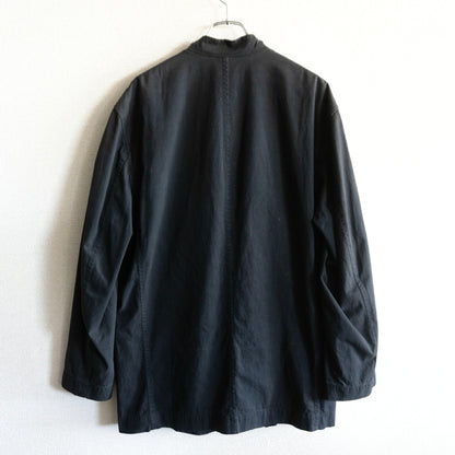 ISSEY MIYAKE MEN Mao Collar Cotton Jacket Black Size 4