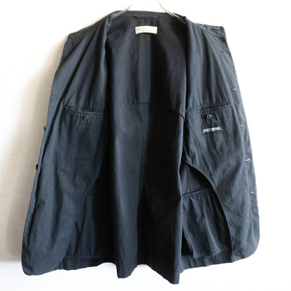 ISSEY MIYAKE MEN Mao Collar Cotton Jacket Black Size 4