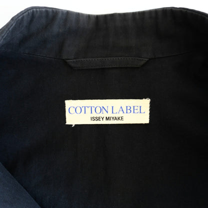 ISSEY MIYAKE MEN Mao Collar Cotton Jacket Black Size 4
