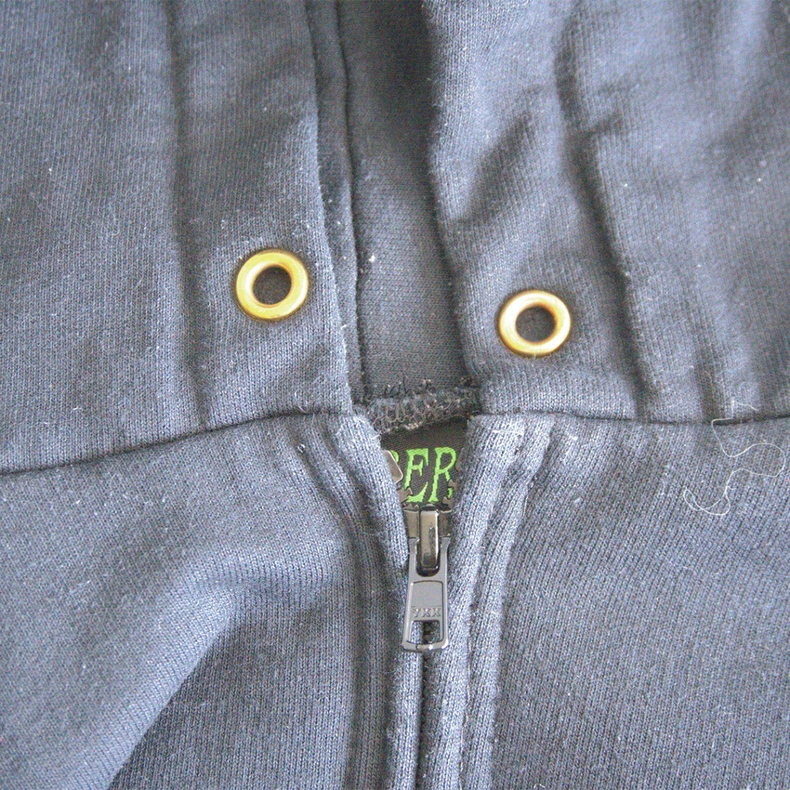 USA 90s Camber Thermal Zip Hoodie Black Size M