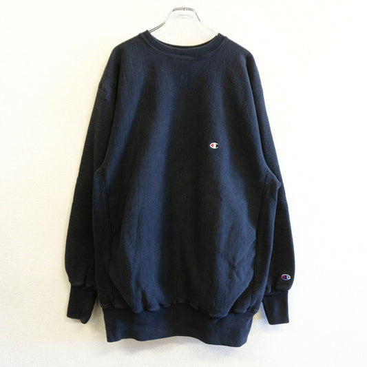 CHAMPION 90s USA Reverse Weave Black Sweatshirt Size XXXL