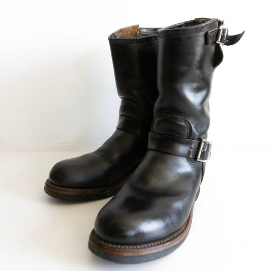 REDWING PT91 2268 Black Engineer Boots Made in USA Size 7