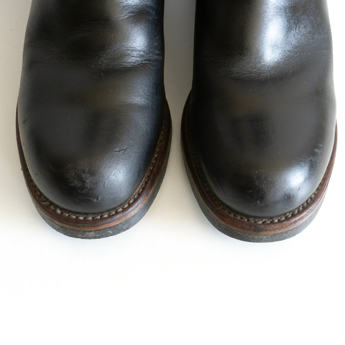 REDWING PT91 2268 Black Engineer Boots Made in USA Size 7