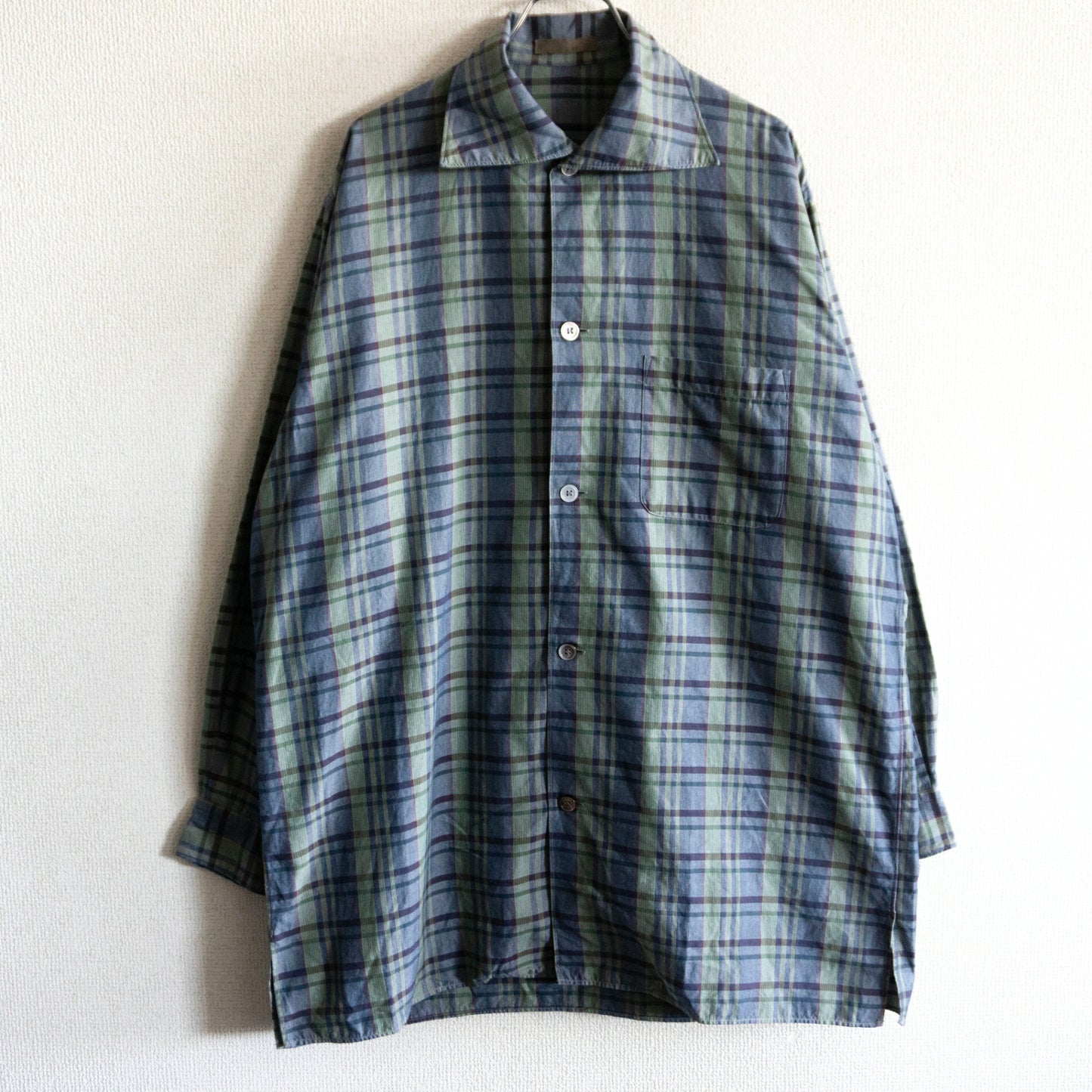 Y's for men Oversized Madras Check Shirt