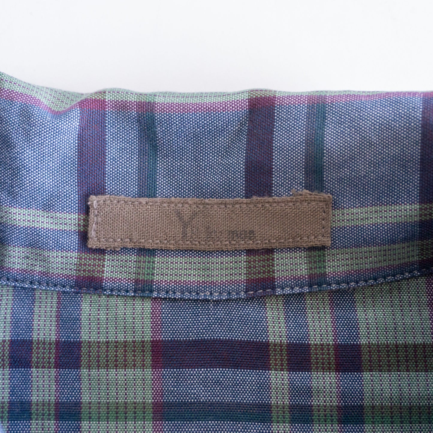 Y's for men Oversized Madras Check Shirt