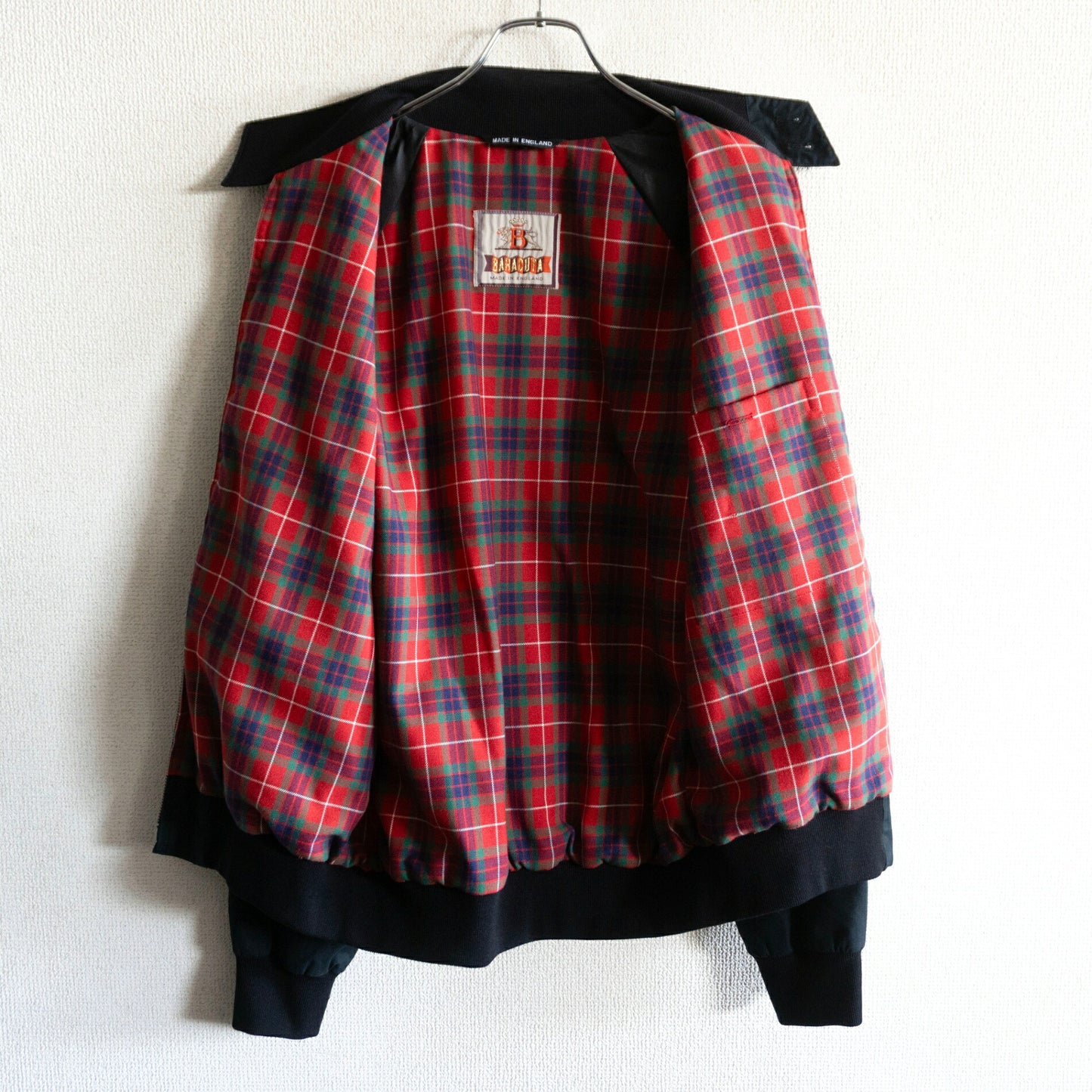 BARACUTA G9 Harrington Jacket Black Size 42