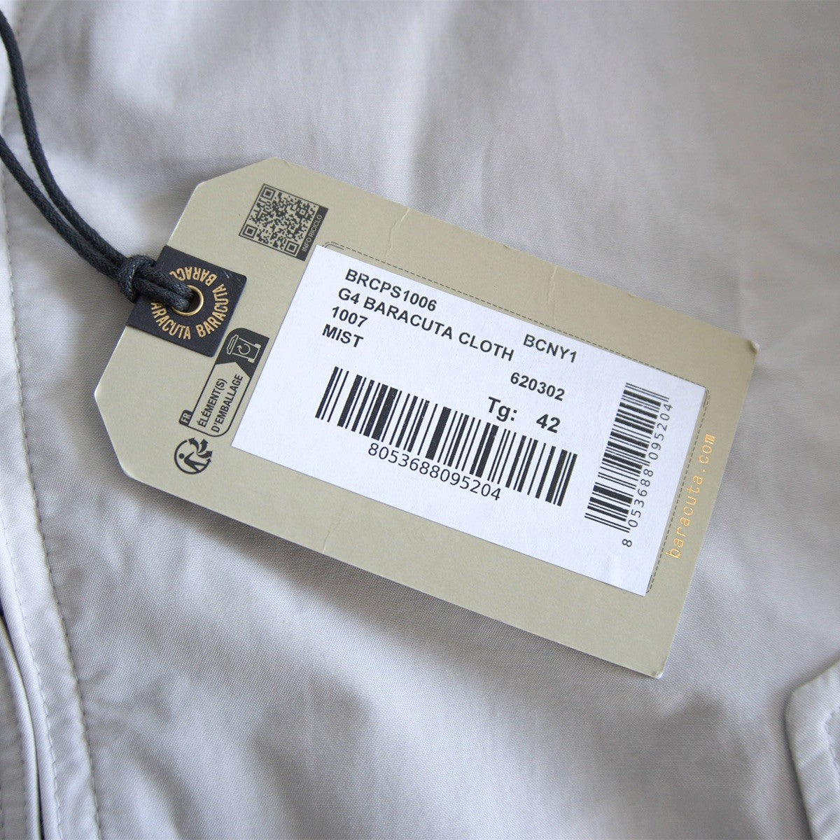 BARACUTA G4 Driving Coat Mist Swing Top Size 42