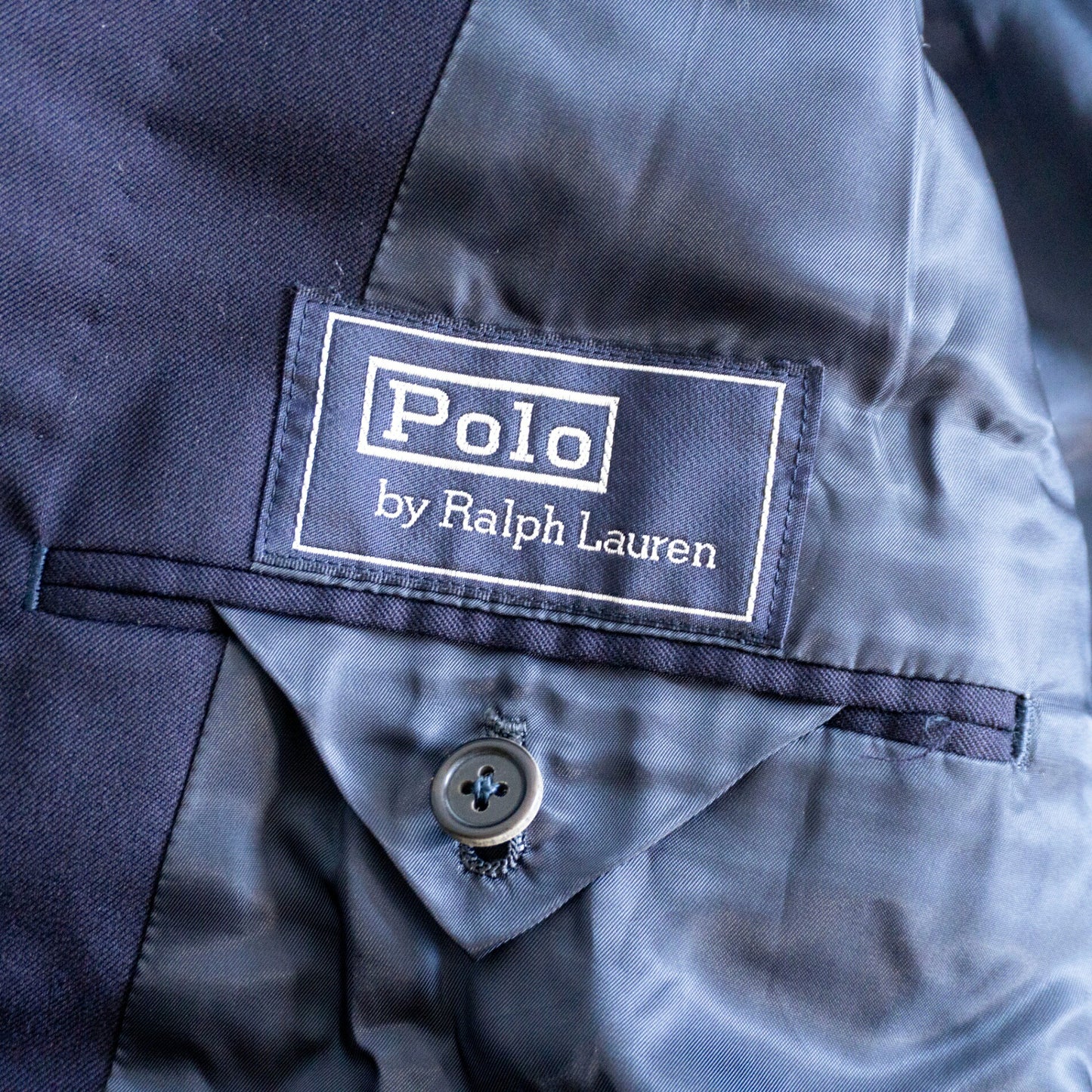 POLO RALPH LAUREN Navy Tailored Blazer Size AB6