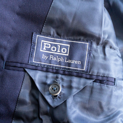 POLO RALPH LAUREN Navy Tailored Blazer Size AB6