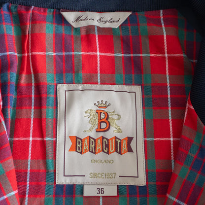 BARACUTA G9 Harrington Jacket Navy Made in England Size 36