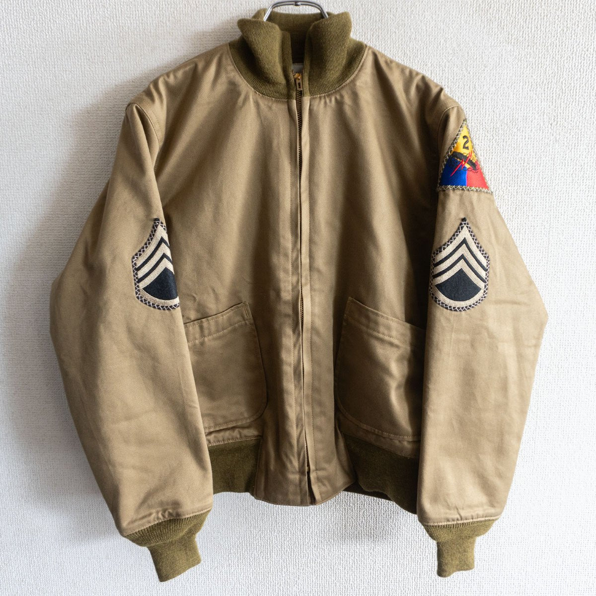 BUZZ RICKSON Tankers Jacket Cotton Twill Wool Lined Size S
