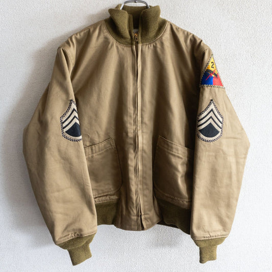 BUZZ RICKSON Tankers Jacket Cotton Twill Wool Lined Size S
