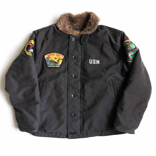 HOUSTON N-1 Deck Jacket Jungle Cloth Size 40