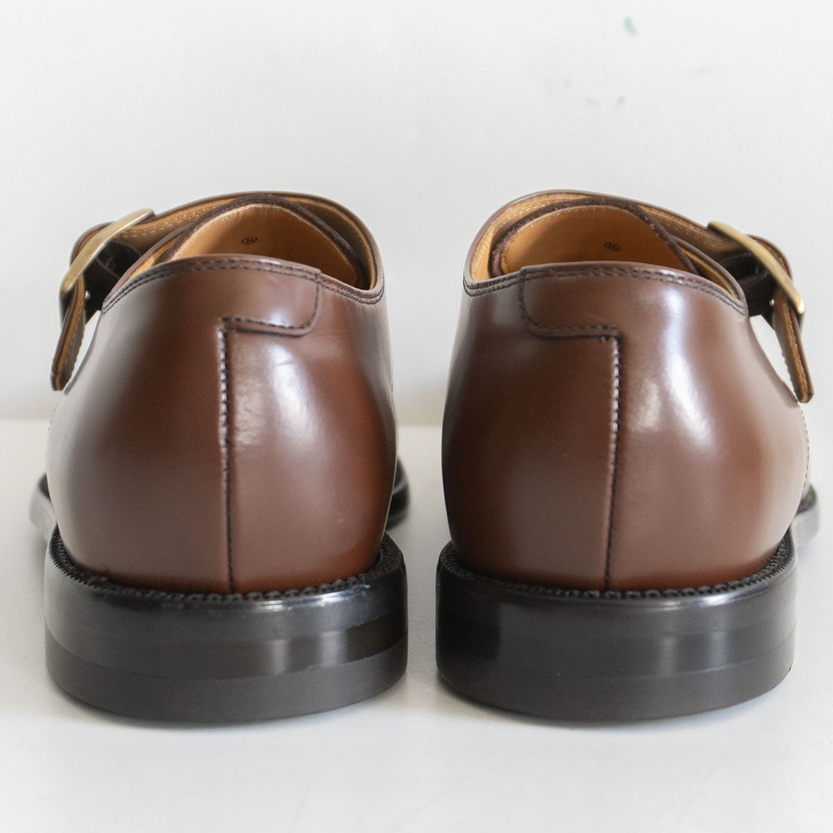 REGAL Monk Strap Leather Shoes Size 25.5cm
