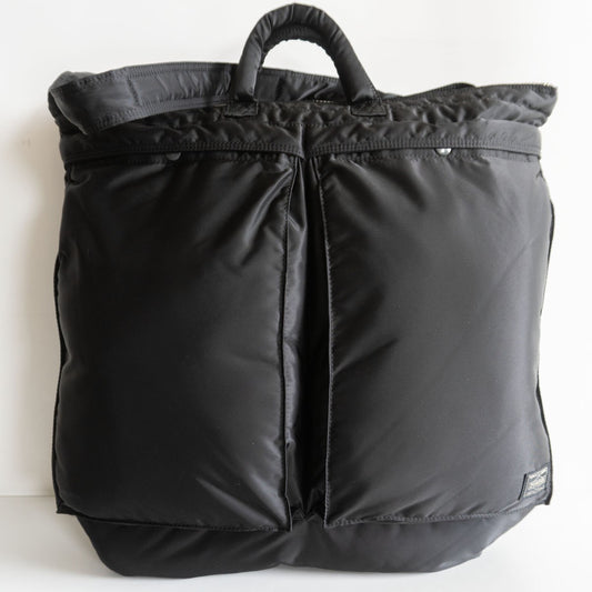 PORTER TANKER 2-Way Helmet Nylon Bag Black Size ONE SIZE
