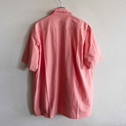 Y's for men Salmon Pink Short Sleeve Fit Shirt