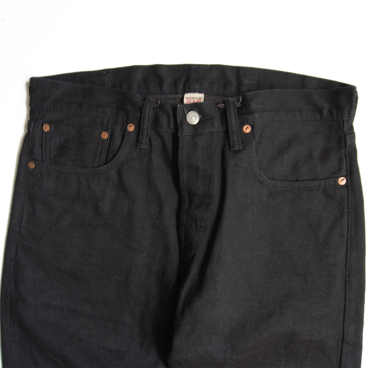 RRL Black Slim Fit Jeans Size 33×32