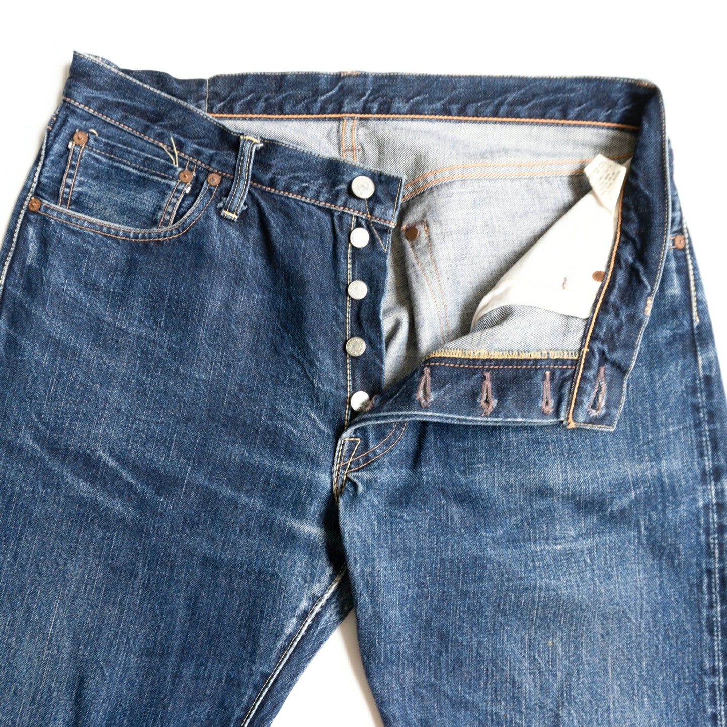 FOB FACTORY F151 5-Pocket Denim Jeans Size 36×34