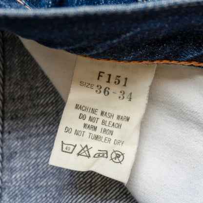FOB FACTORY F151 5-Pocket Denim Jeans Size 36×34