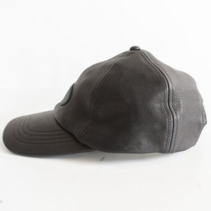 STUSSY Sheepskin Black Baseball Cap Size ONE SIZE