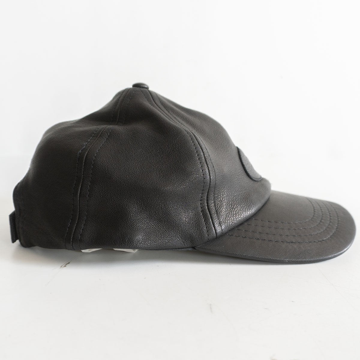 STUSSY Sheepskin Black Baseball Cap Size ONE SIZE