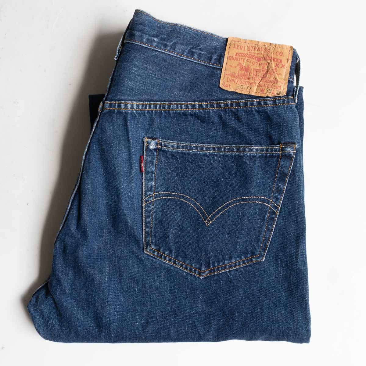 LEVI'S VINTAGE CLOTHING 501XX Big E Denim Jeans Size 38×36