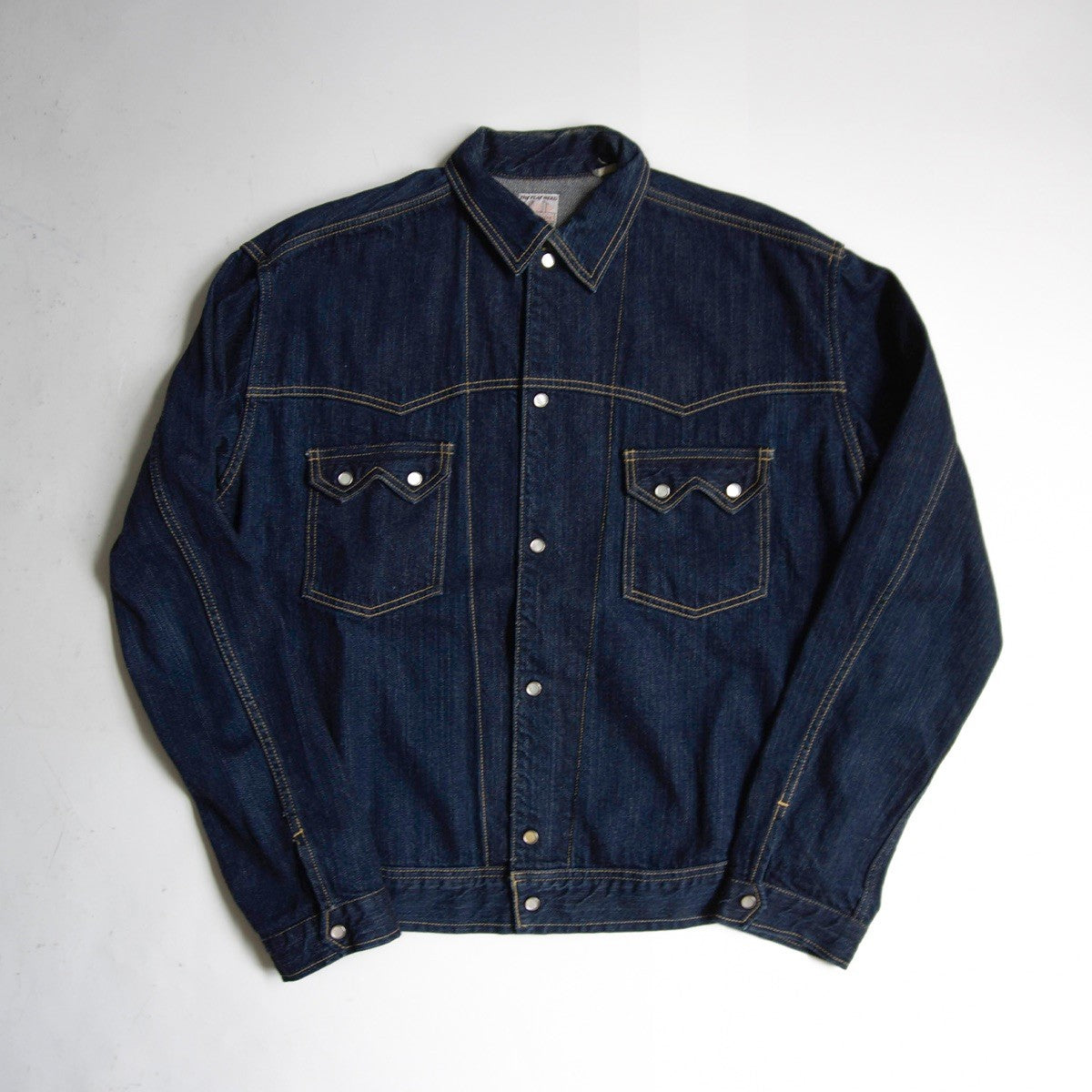THE FLAT HEAD Denim G-Jean Jacket Size 42