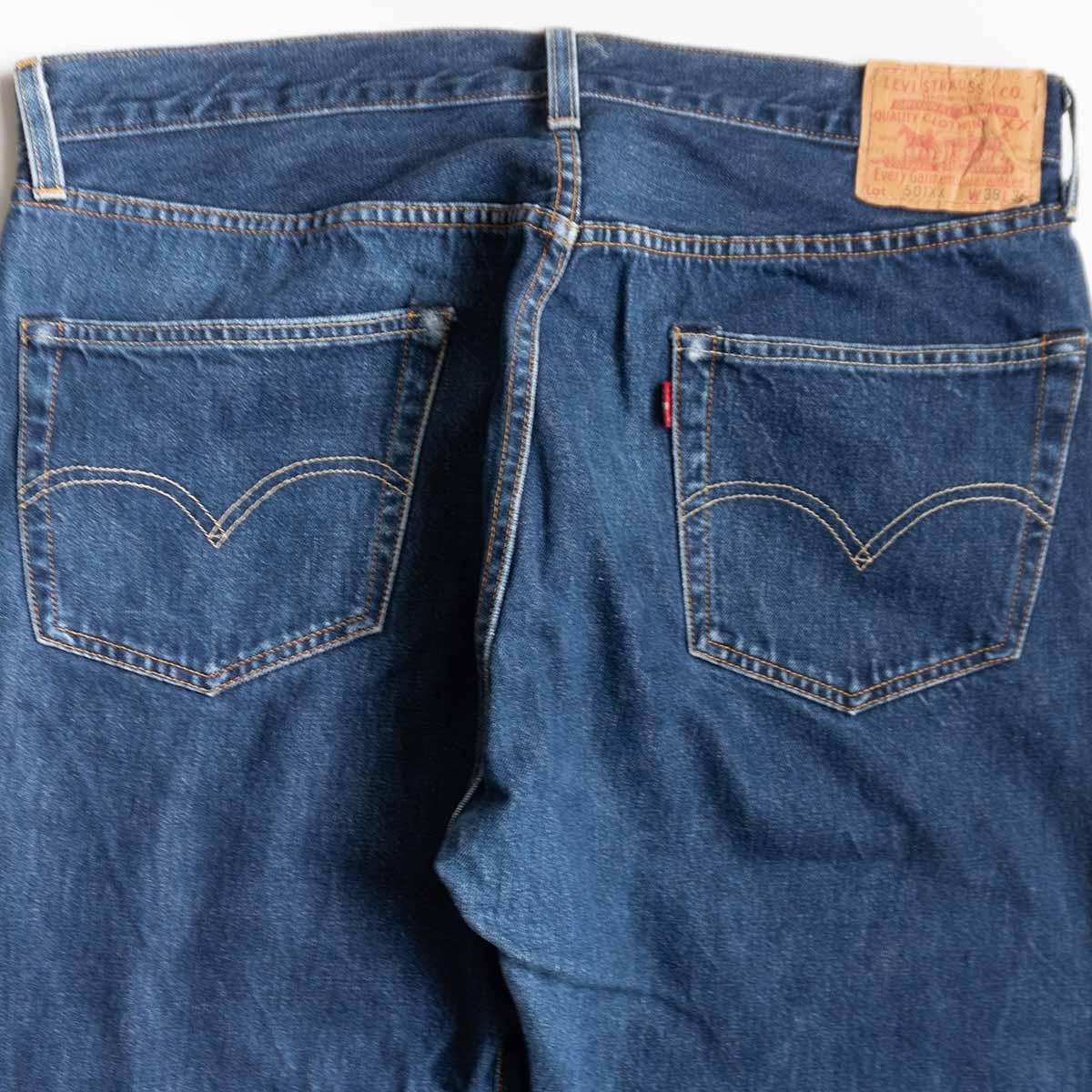 LEVI'S VINTAGE CLOTHING 501XX Big E Denim Jeans Size 38×36