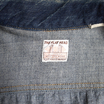 THE FLAT HEAD Denim G-Jean Jacket Size 42