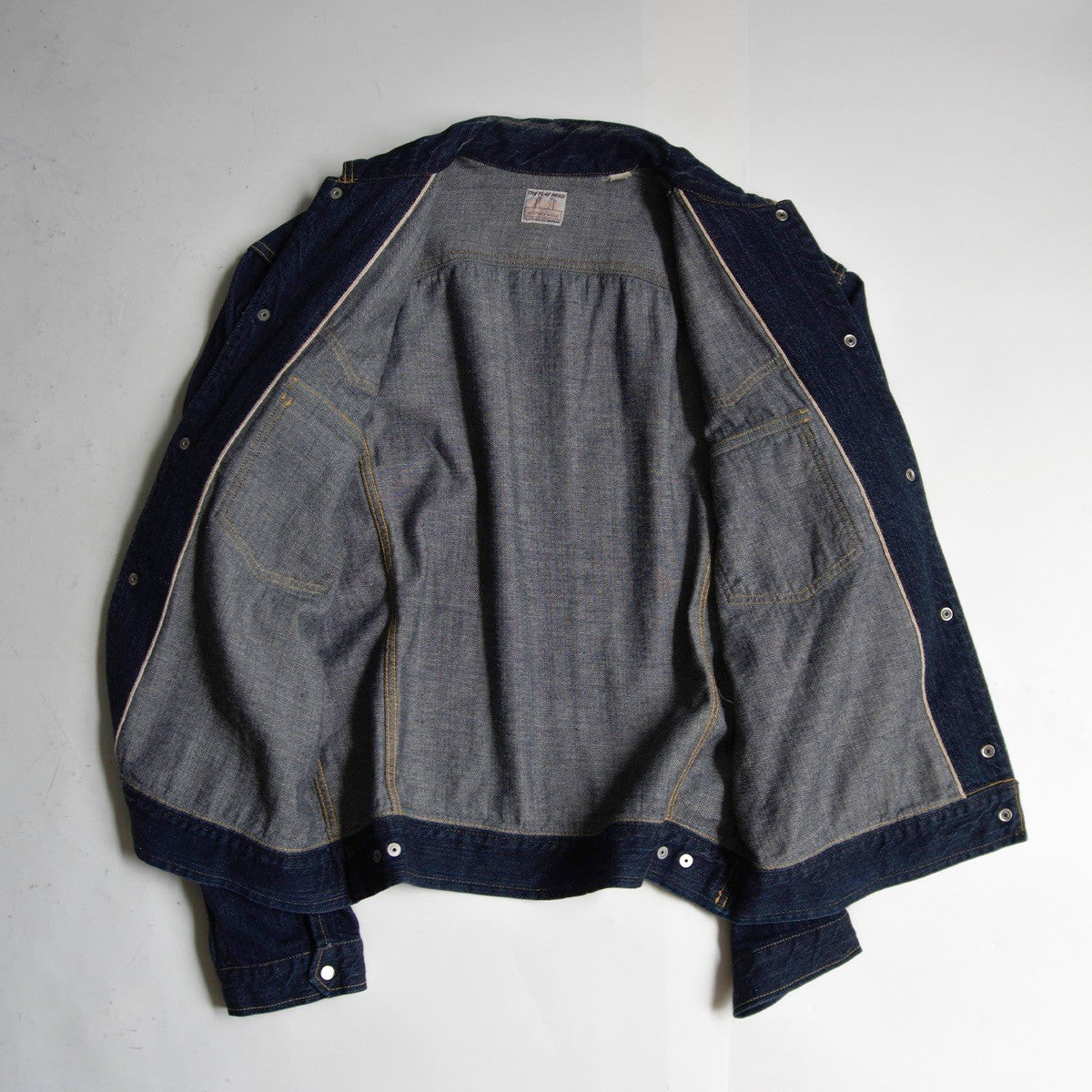 THE FLAT HEAD Denim G-Jean Jacket Size 42