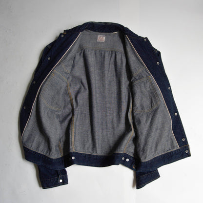 THE FLAT HEAD Denim G-Jean Jacket Size 42