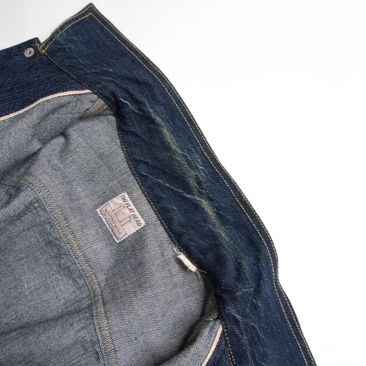 THE FLAT HEAD Denim G-Jean Jacket Size 42