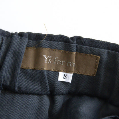 Y's for men Wide Easy Slacks Black Pants Size S
