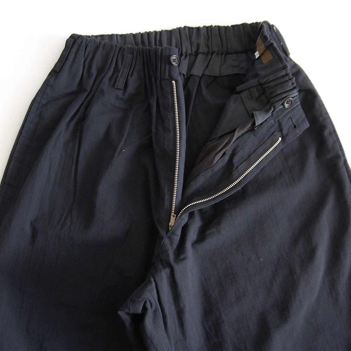 Y's for men Wide Easy Slacks Black Pants Size S