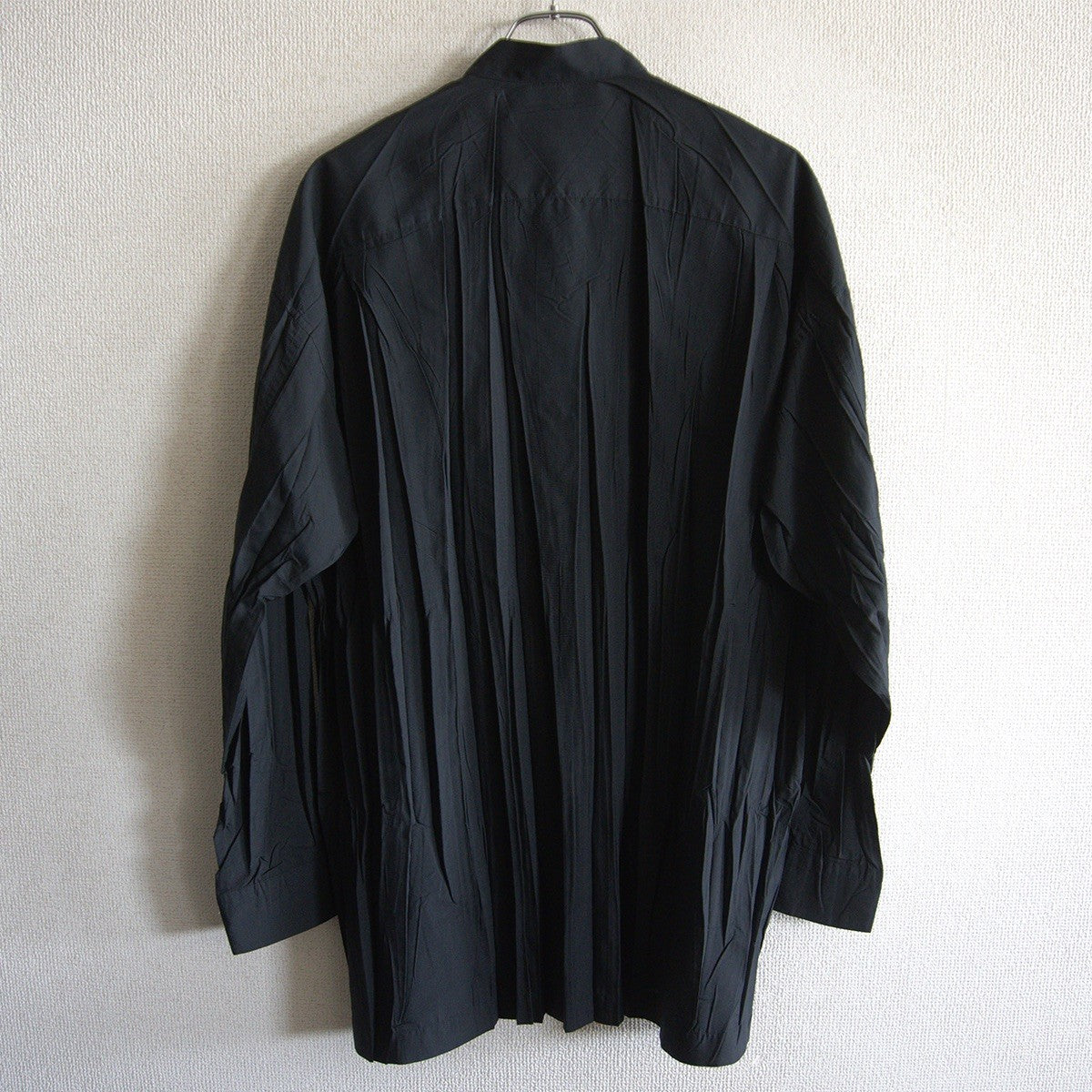 ISSEY MIYAKE MEN Pleated Shirt Black Size M