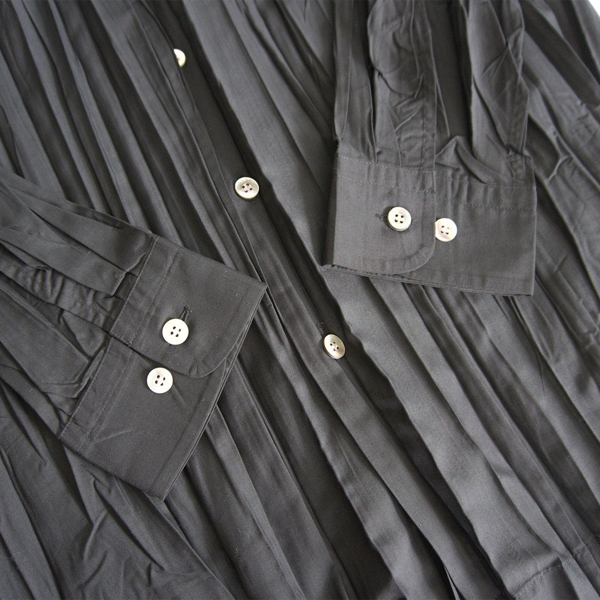 ISSEY MIYAKE MEN Pleated Shirt Black Size M
