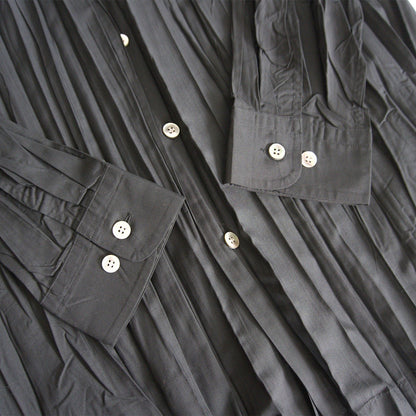 ISSEY MIYAKE MEN Pleated Shirt Black Size M