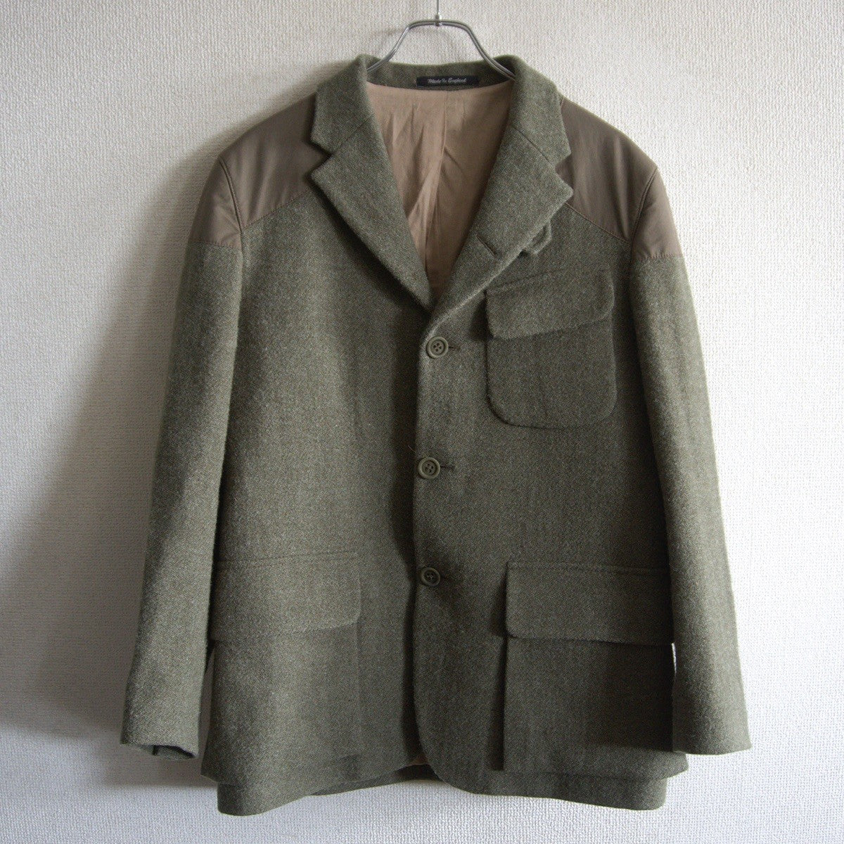 NIGEL CABOURN Mallory Harris Tweed Jacket Size 48