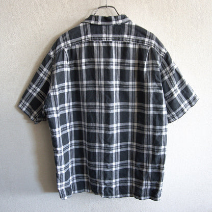 POLO RALPH LAUREN Clayton Linen Open Collar Shirt Size M