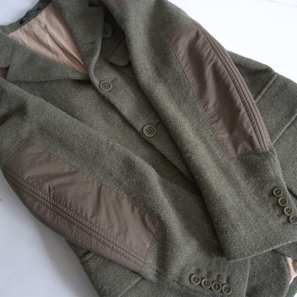 NIGEL CABOURN Mallory Harris Tweed Jacket Size 48
