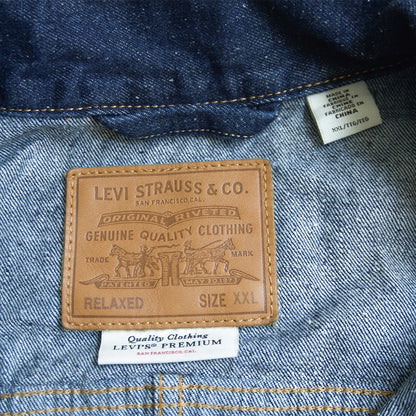 LEVI'S PREMIUM Type I Trucker Denim Jacket Size XXL