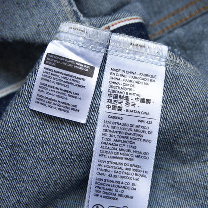 LEVI'S PREMIUM Type I Trucker Denim Jacket Size XXL