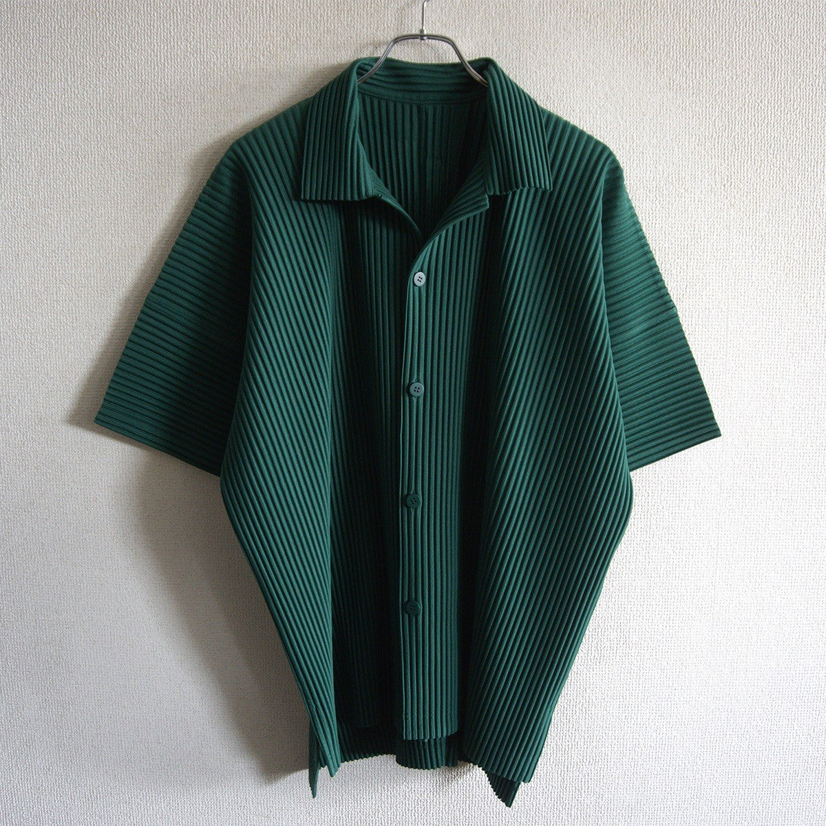 HOMME PLISSE ISSEY MIYAKE Green Sleeve Shirt