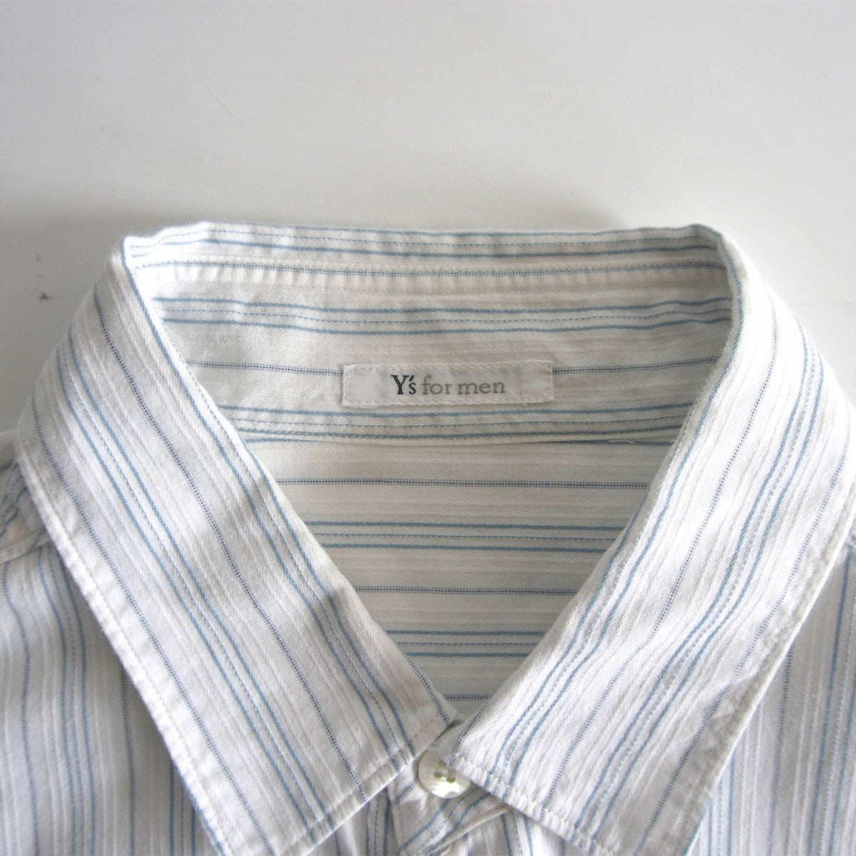 Y's for men Short Sleeve Striped Relaxed Fit Shirt