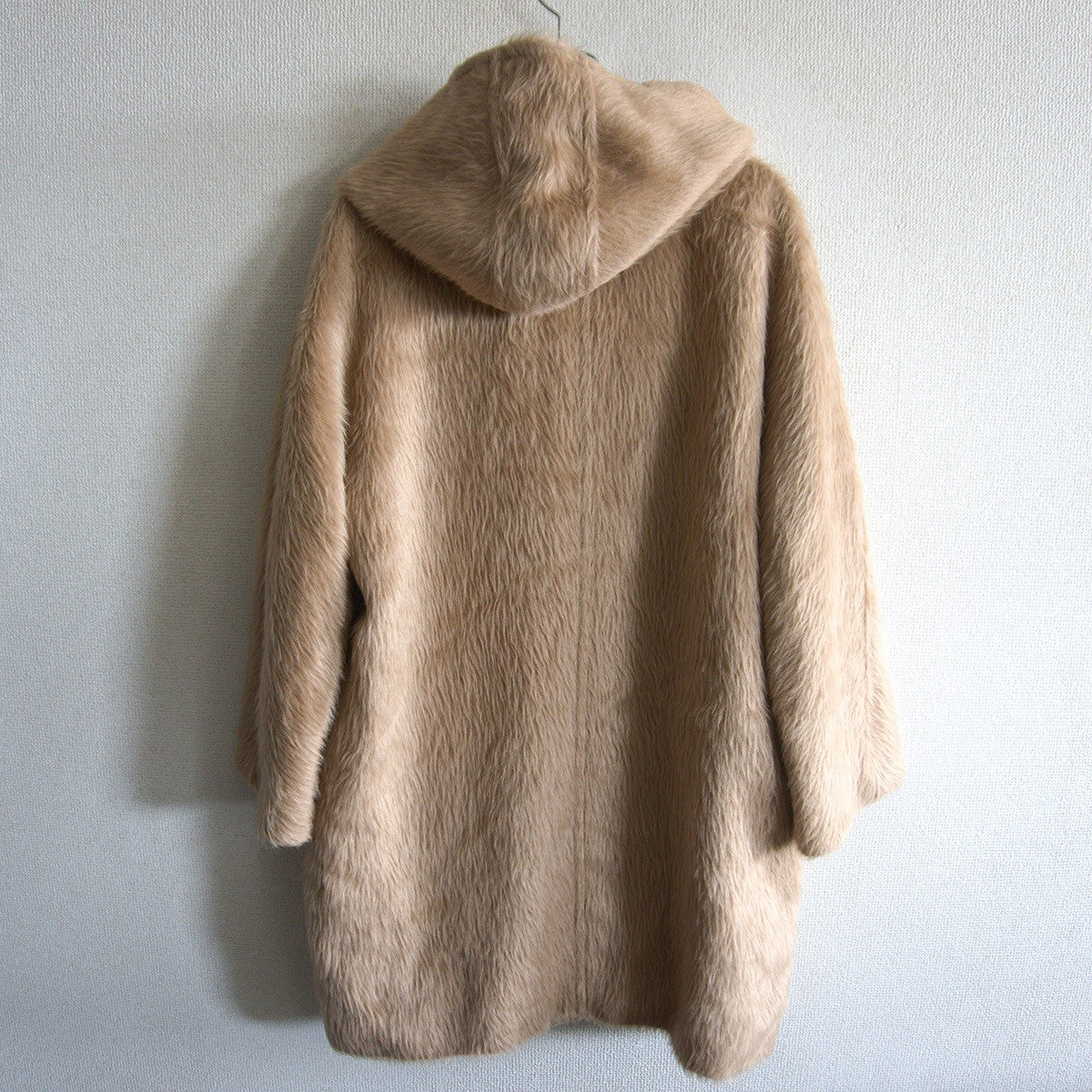 MAX MARA White Label Alpaca Shaggy Coat Size 36