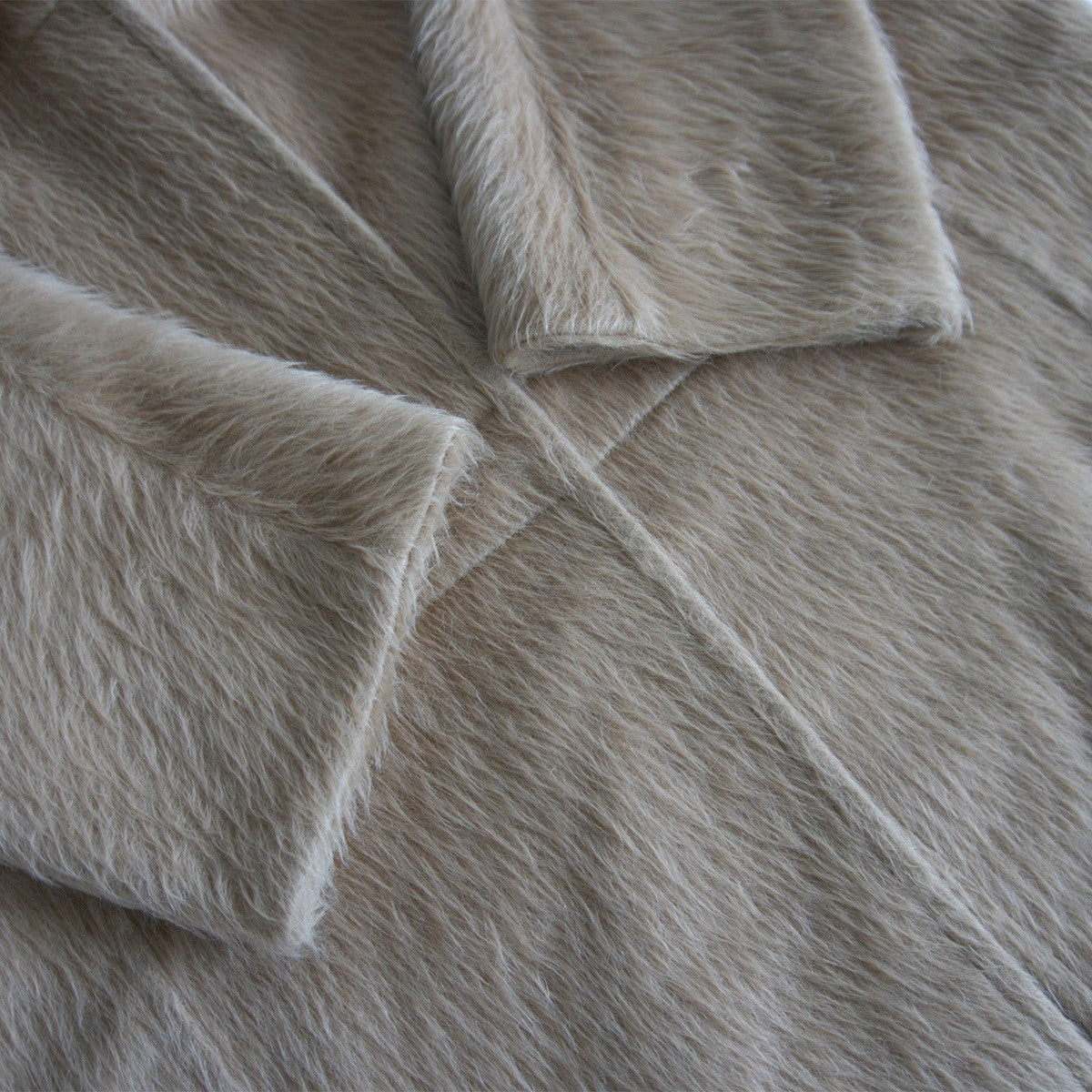 MAX MARA White Label Alpaca Shaggy Coat Size 36