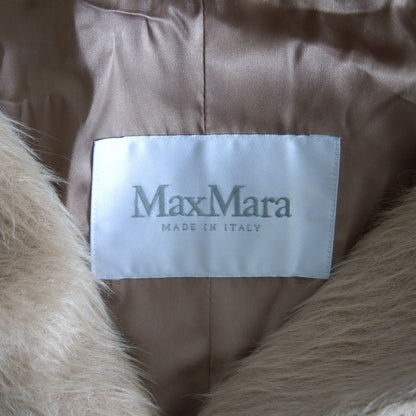 MAX MARA White Label Alpaca Shaggy Coat Size 36