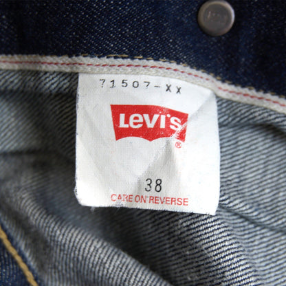 LEVI'S 507XX Big E 2nd Type Dark Indigo Denim Jacket Size 38