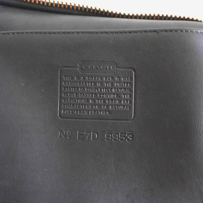 OLD COACH Black Leather Bucket Shoulder Bag Size ONE SIZE