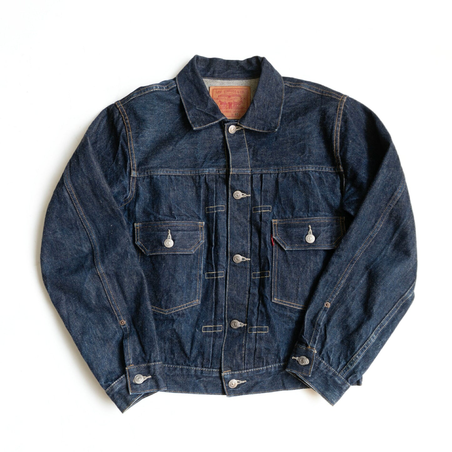 LEVI'S VINTAGE CLOTHING 507XX Big E USA Denim Jacket Size 40